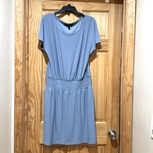 WHMB XL blue gray dress